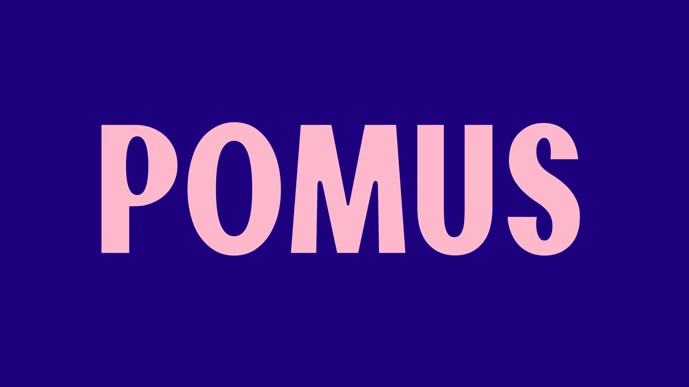 New Logo & Branding for POMUS by Sömestr Studio