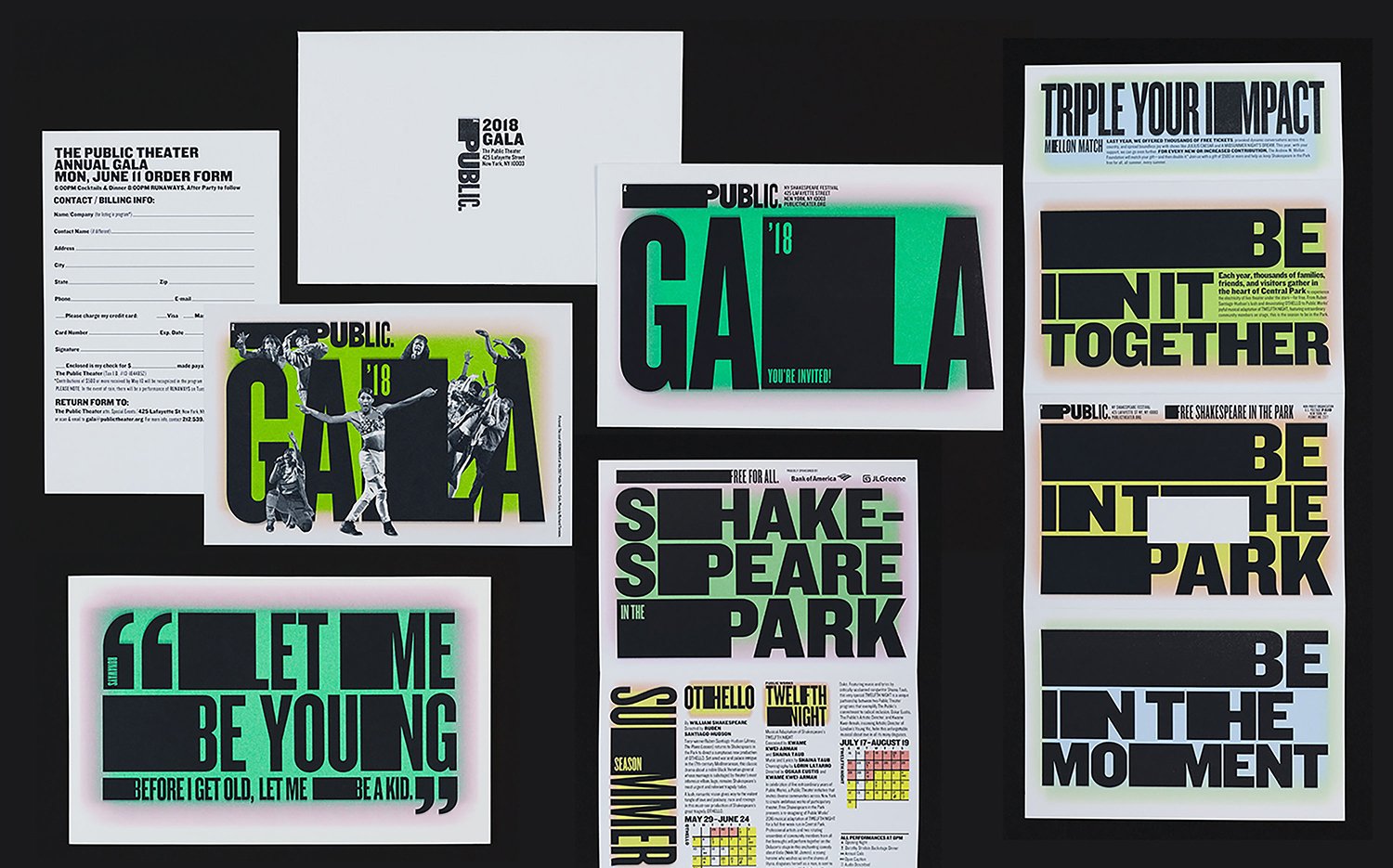New Campaign for Shakespeare in the Park 2018 by Pentagram — BP&O