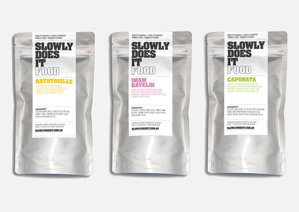 New Brand Identity for Slowly Does It Food by Berg - BP&O