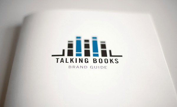New Logo for Talking Books by Adrian Walsh - BP&O