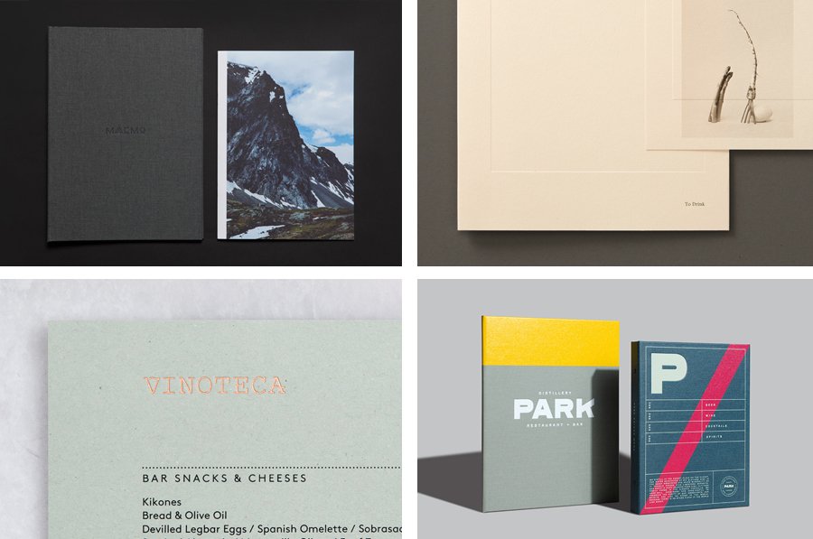 The Best Menu Designs, Inspiration & Gallery — BP&O