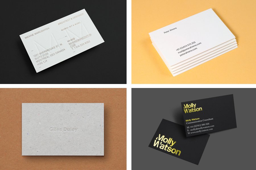 Business Card Design Inspiration No.3 — BP&O
