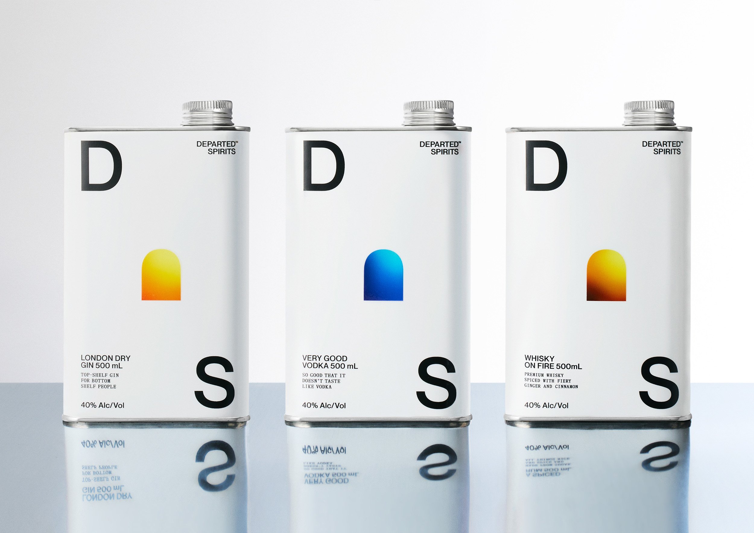 Branding & Packaging for Departed Spirits by Marx Design — BP&O
