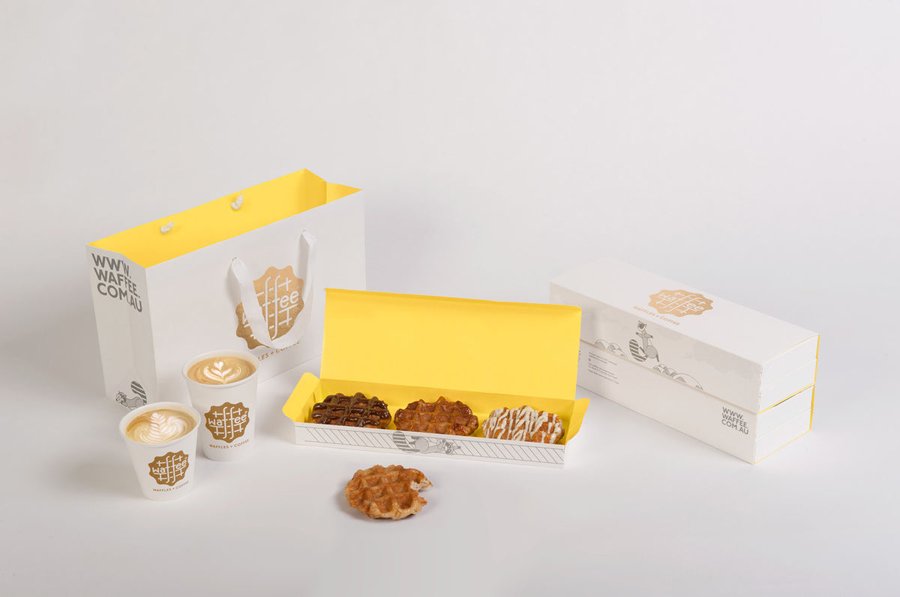 New Brand Identity for Waffee by A Friend Of Mine - BP&O