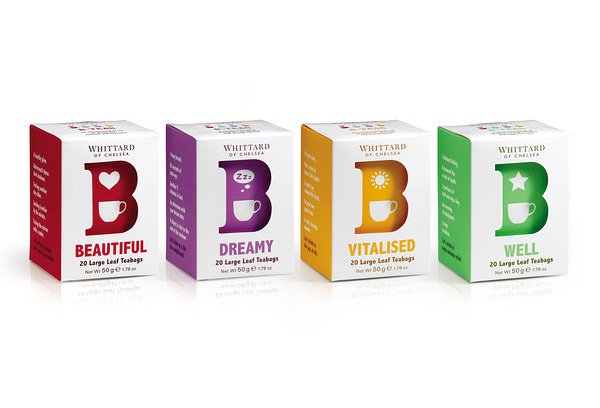 New Packaging for Whittard's B Tea by Nick and Carole - BP&O