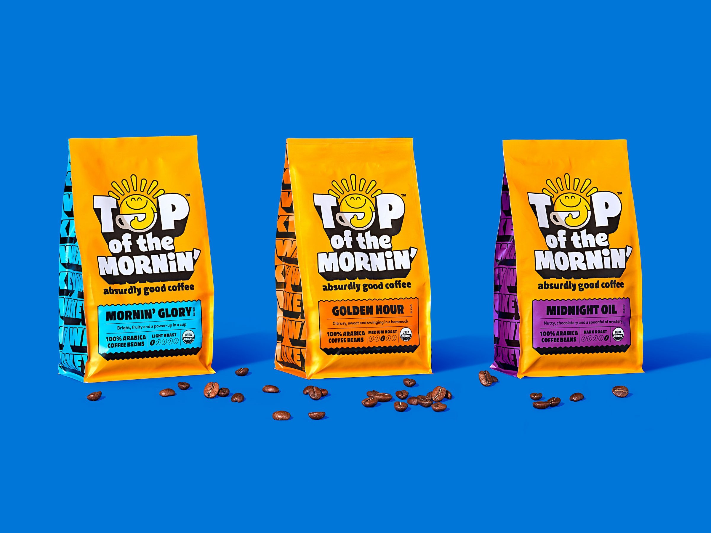 New Branding for Top of the Mornin’ Coffee by Earthling — BP&O