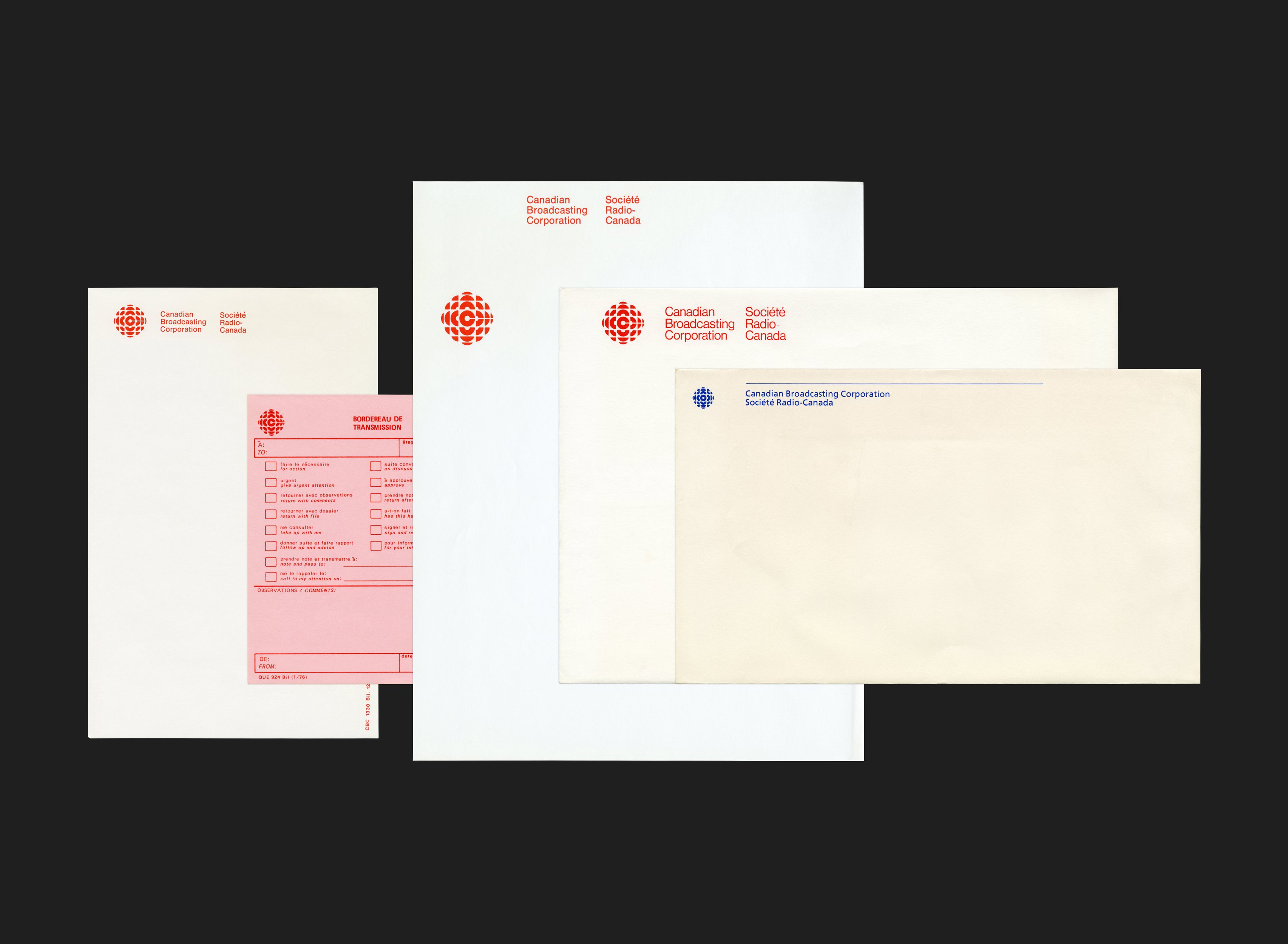 Canadian Broadcasting Corporation Stationery - Canada Modern