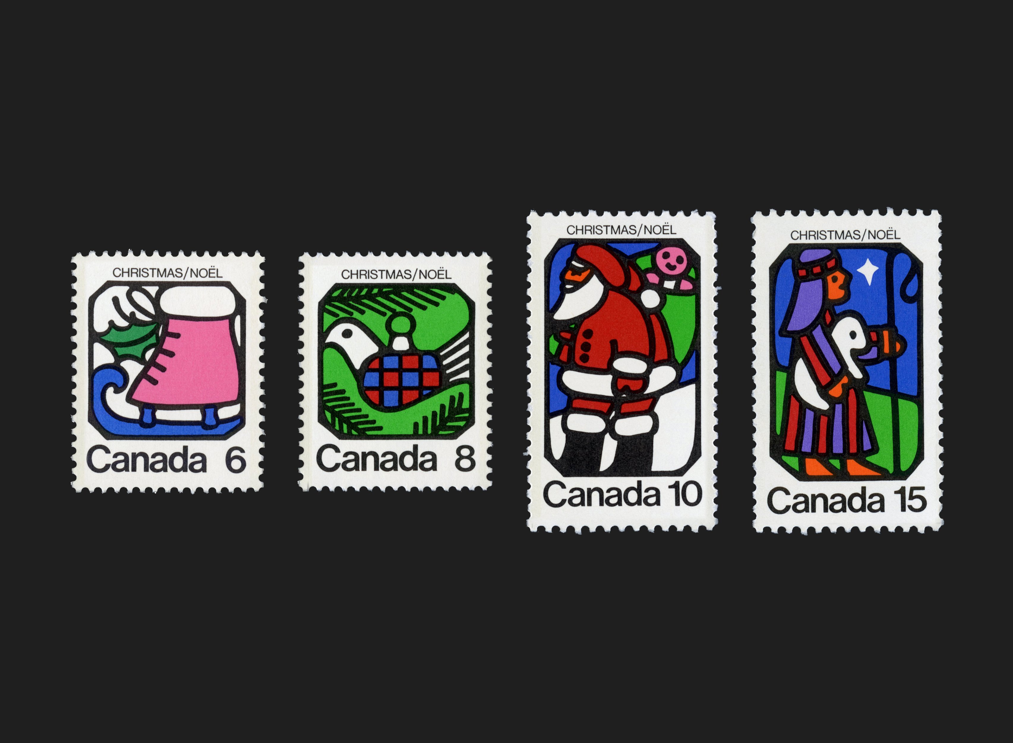 Christmas / Noël Stamps - Canada Modern