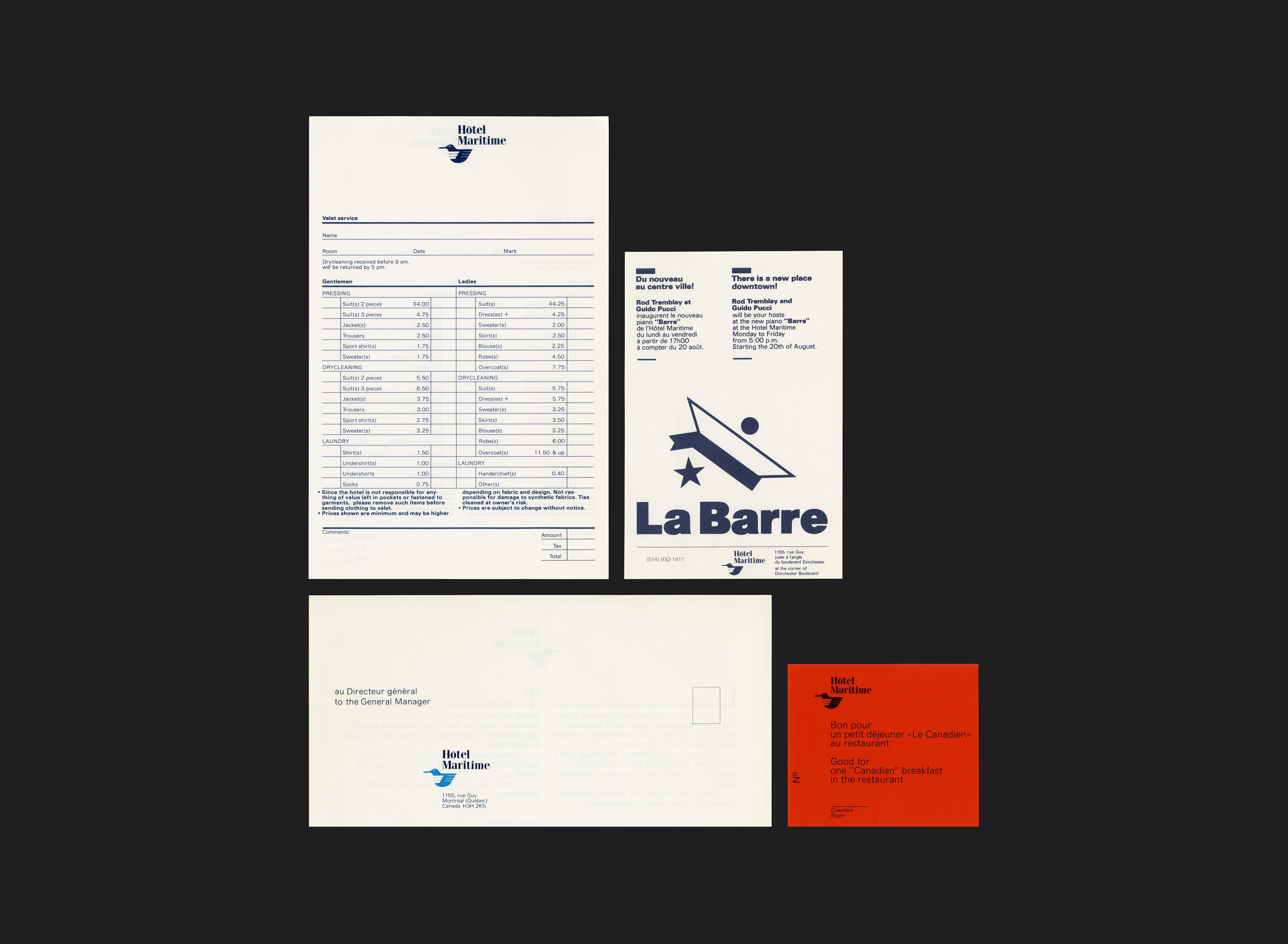 Hôtel Maritime Guest Services - Canada Modern