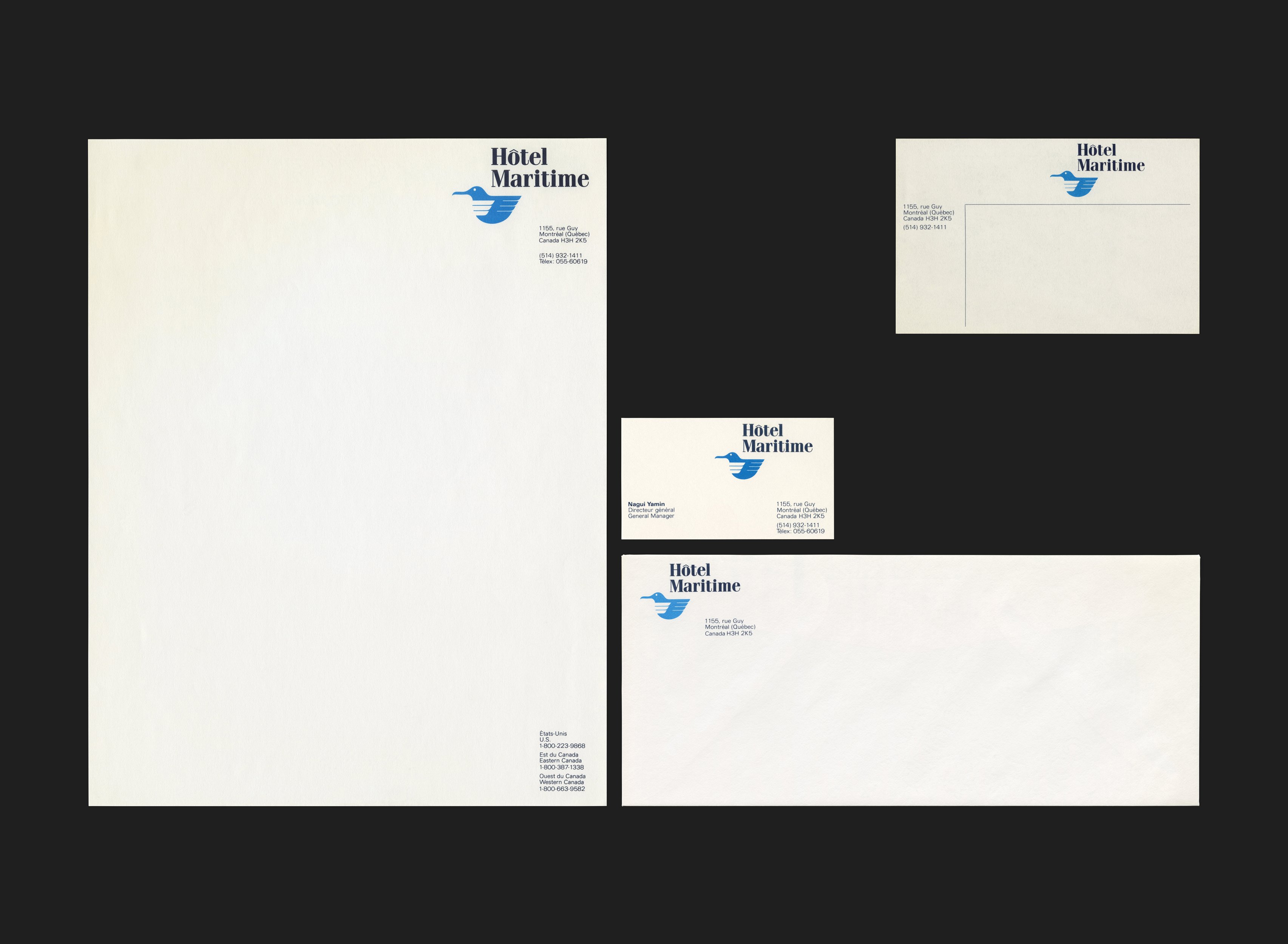 Hôtel Maritime Stationery - Canada Modern