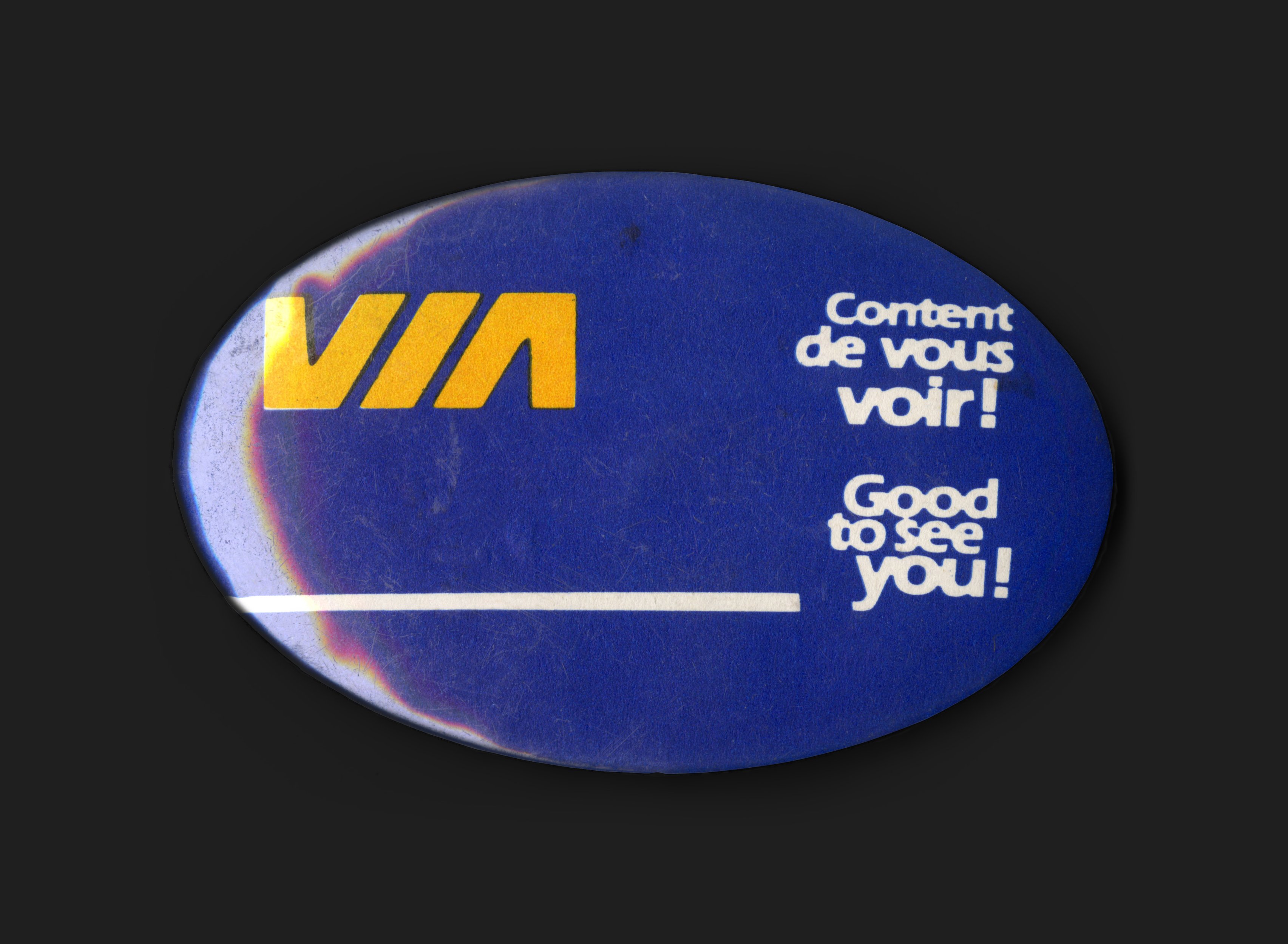 VIA Good to See You Content de vous voir - Canada Modern