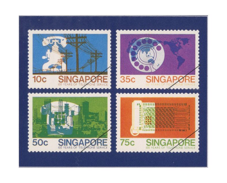 100 Years of Telephone Service Commemorative Stamps
