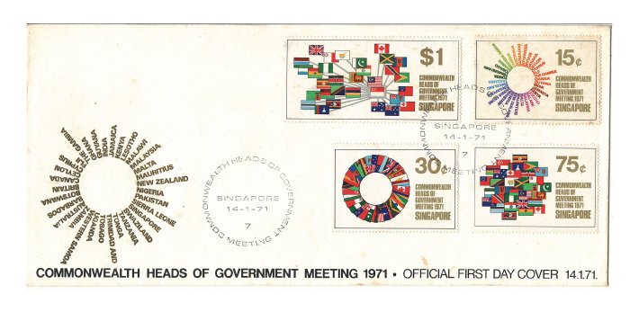 Commonwealth Heads of Government Meeting 1971 Official First Day Cover