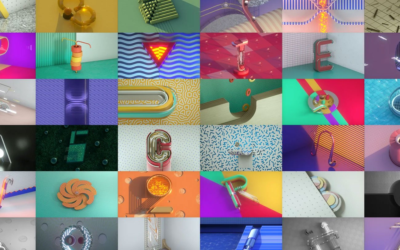36 Days of 3D Type | Mindsparkle Mag