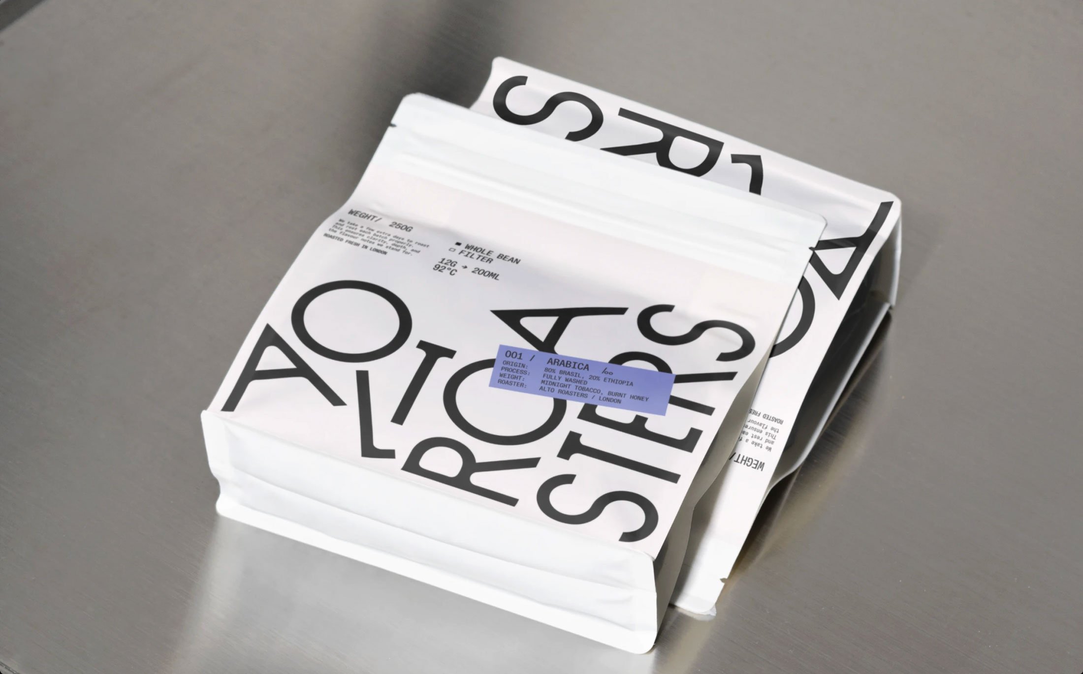 ALTO ROASTERS Coffee Brand Identity & Packaging | Mindsparkle Mag
