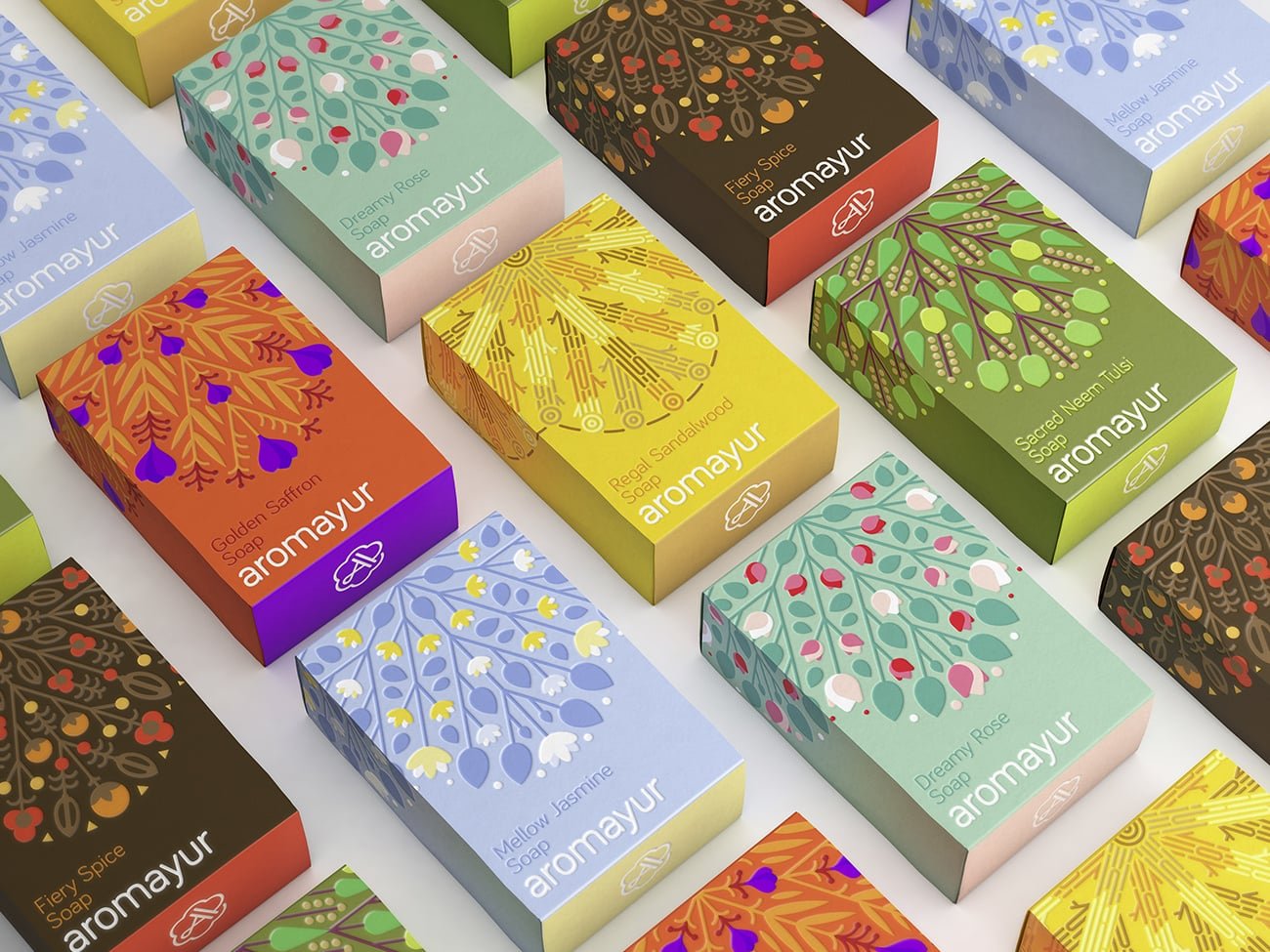Aromayur - Identity & Packaging | Mindsparkle Mag