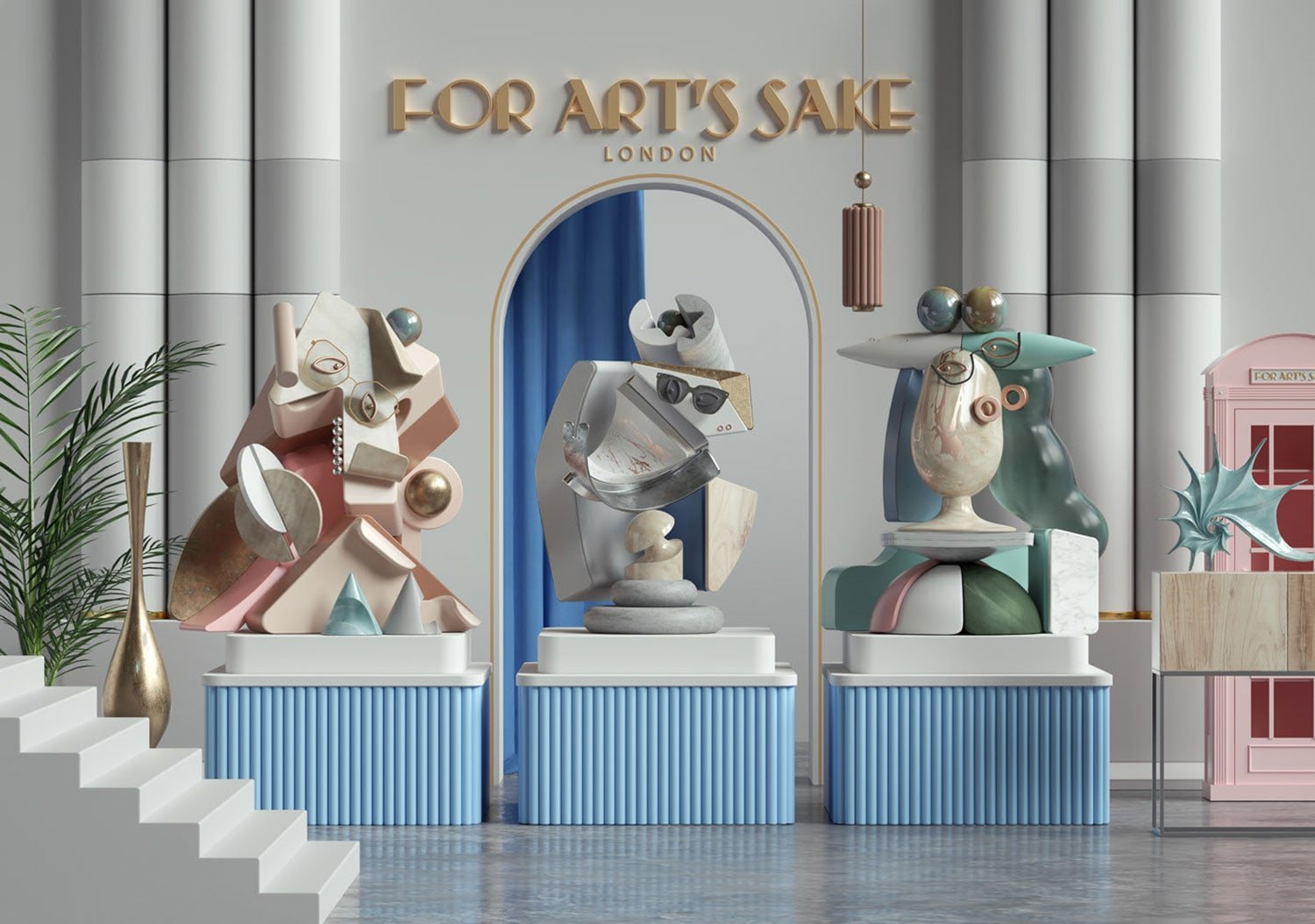 For Art's Sake Wall Design | Mindsparkle Mag