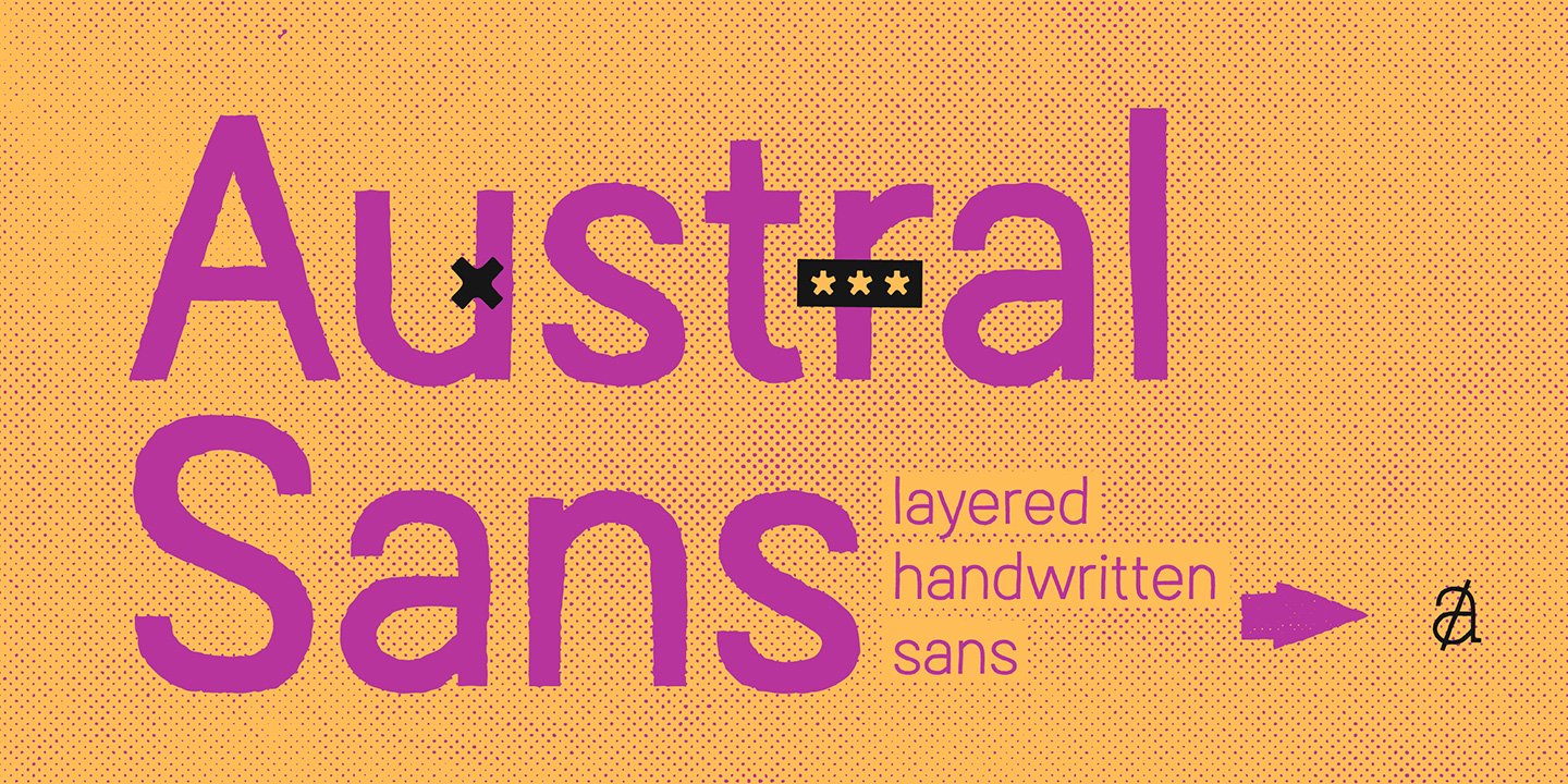 Austral Sans font | Mindsparkle Mag