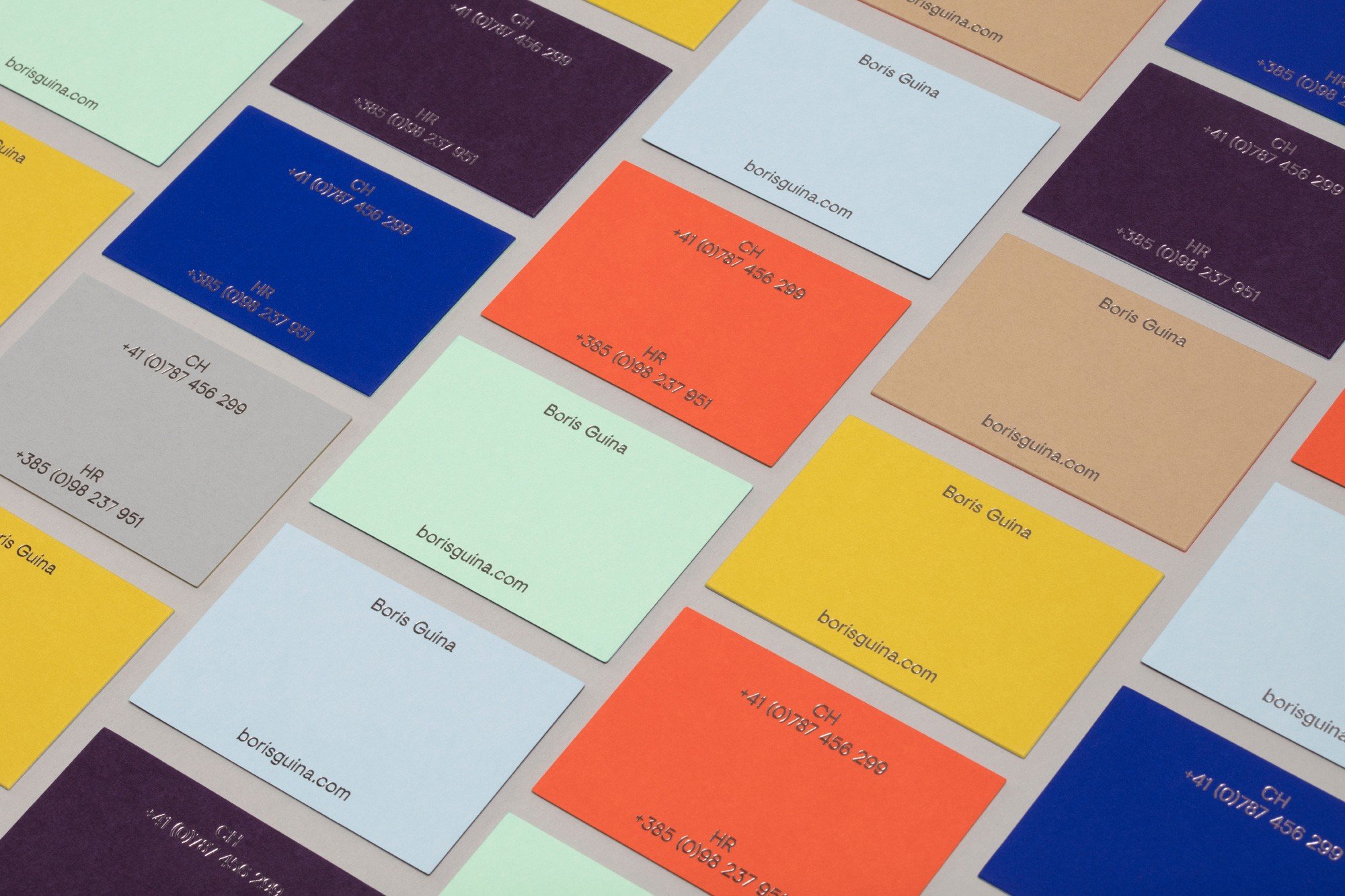 Boris Guina Business Cards | Mindsparkle Mag