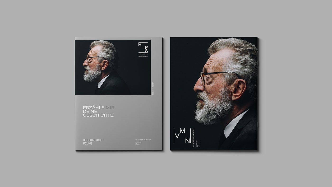 Branding Design for VERGISSMEINNICHT – film agency for memories. | Mindsparkle Mag