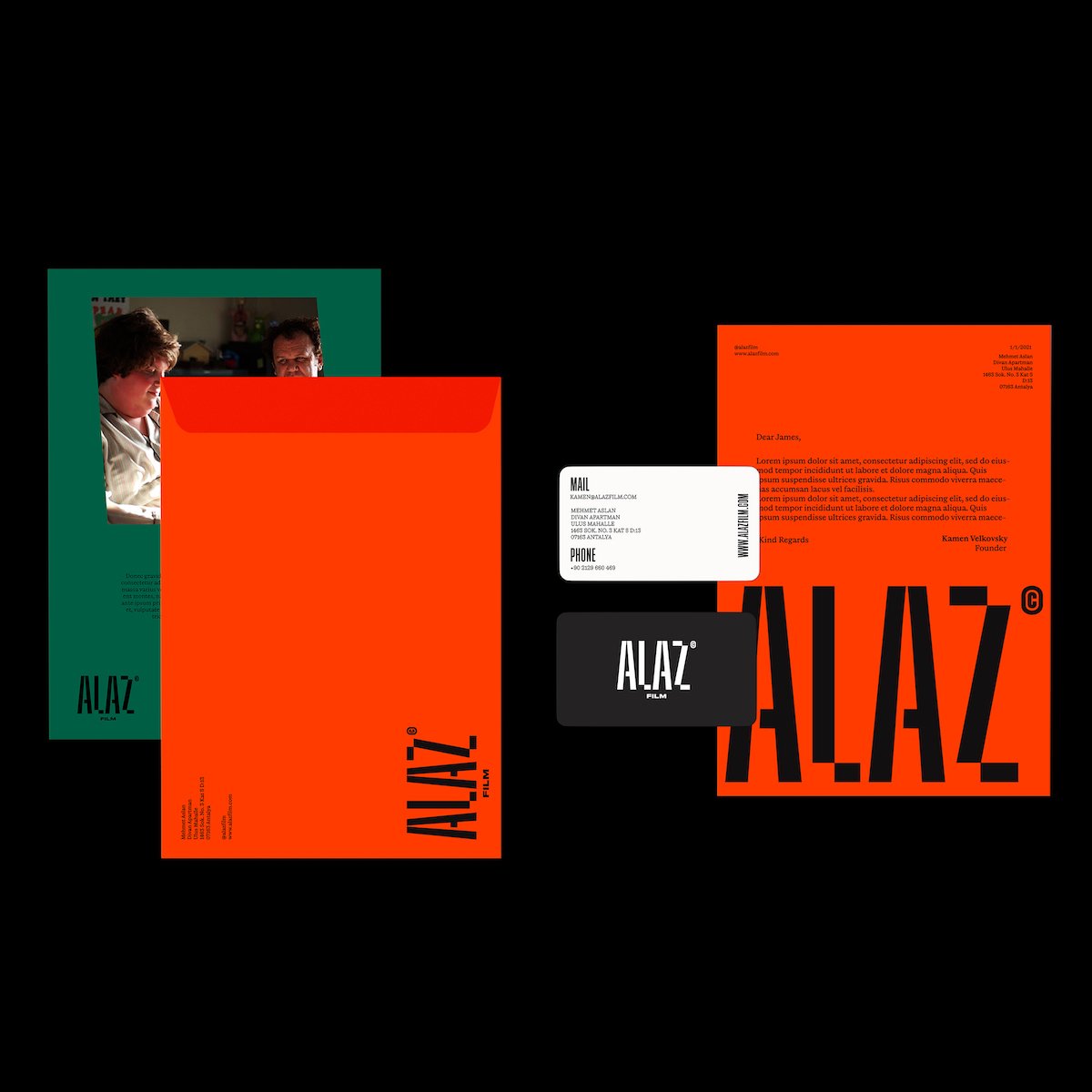 Branding & Visual Identity for Alaz Film | Mindsparkle Mag