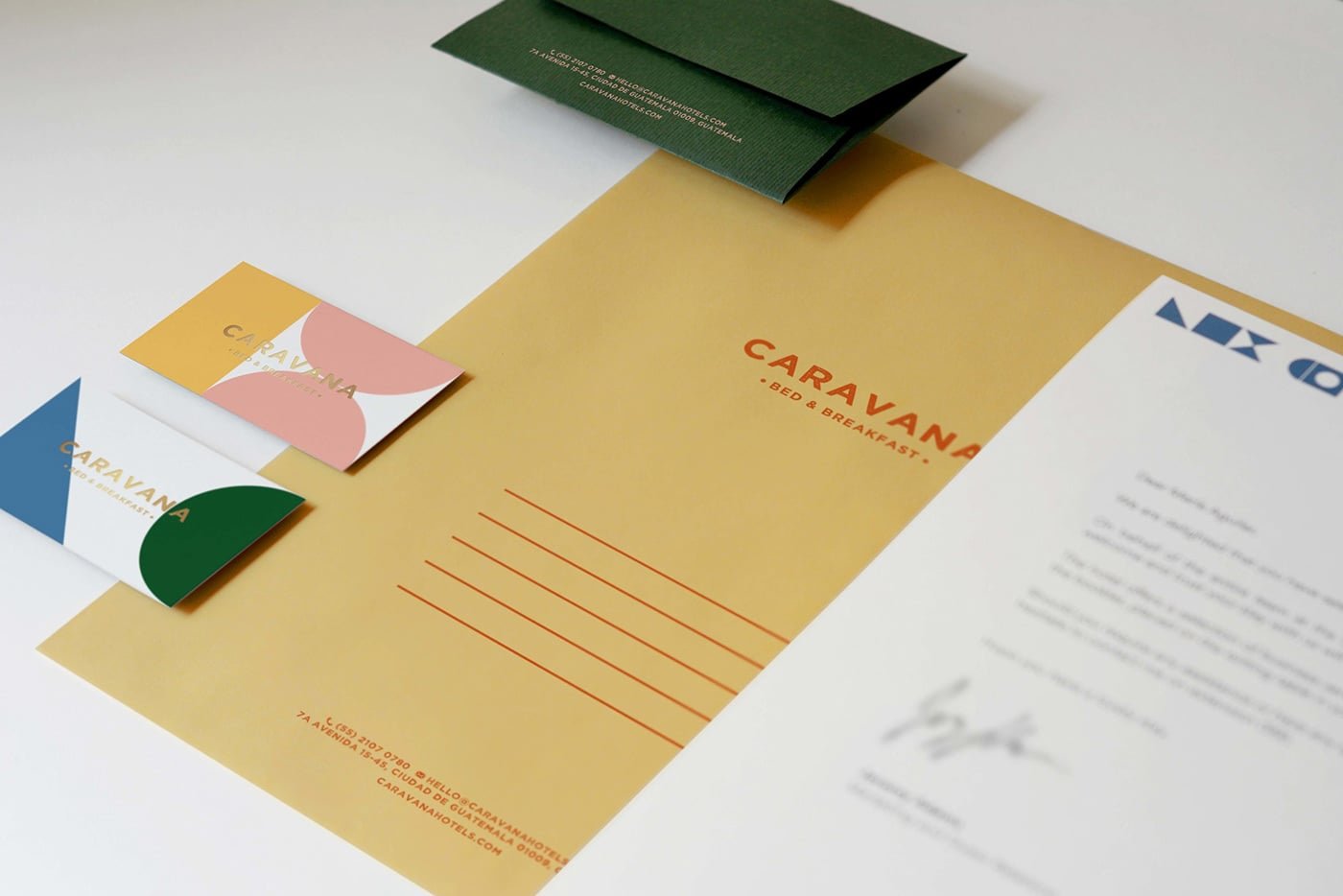 CARAVANA Bed & Breakfast Identity | Mindsparkle Mag