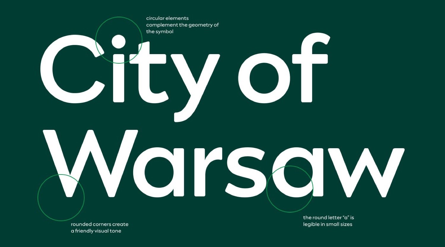 City of Warsaw identity | Mindsparkle Mag