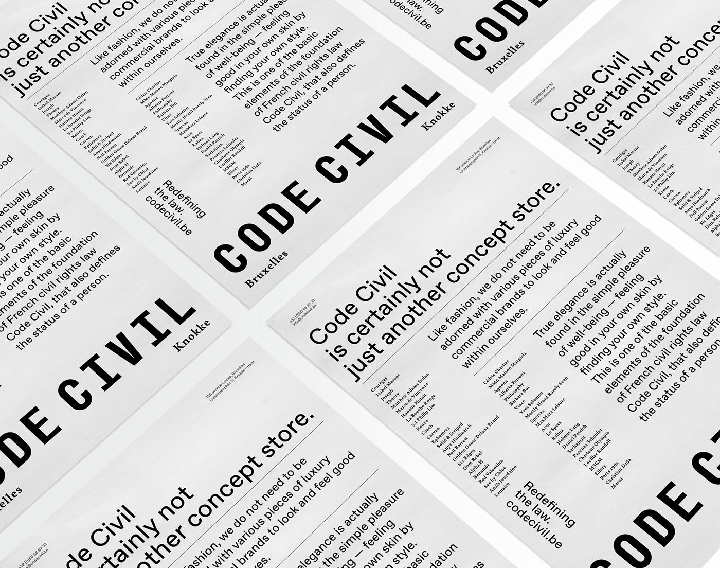 Code Civil Brand Identity | Mindsparkle Mag