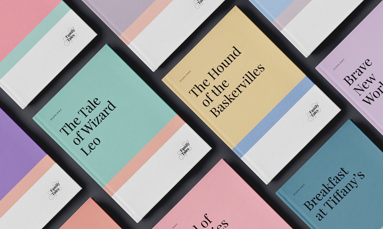 Family Tales Identity Book Design | Mindsparkle Mag
