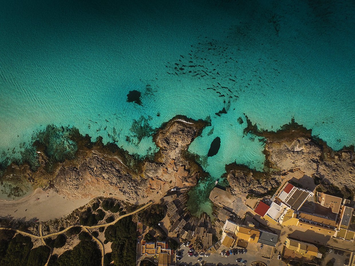 Formentera drone footage from above | Mindsparkle Mag