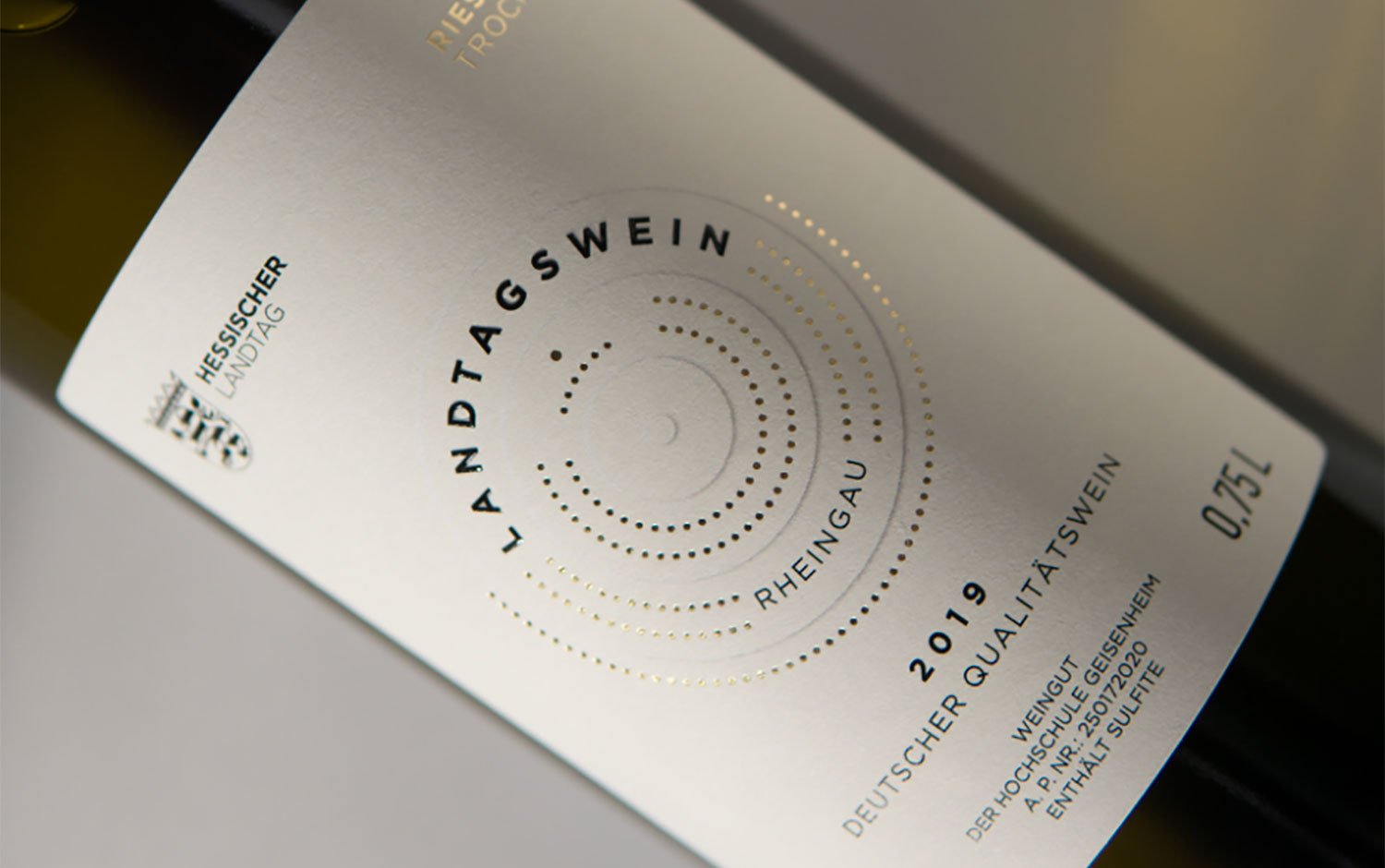 Hessian Parliament Wine label | Mindsparkle Mag