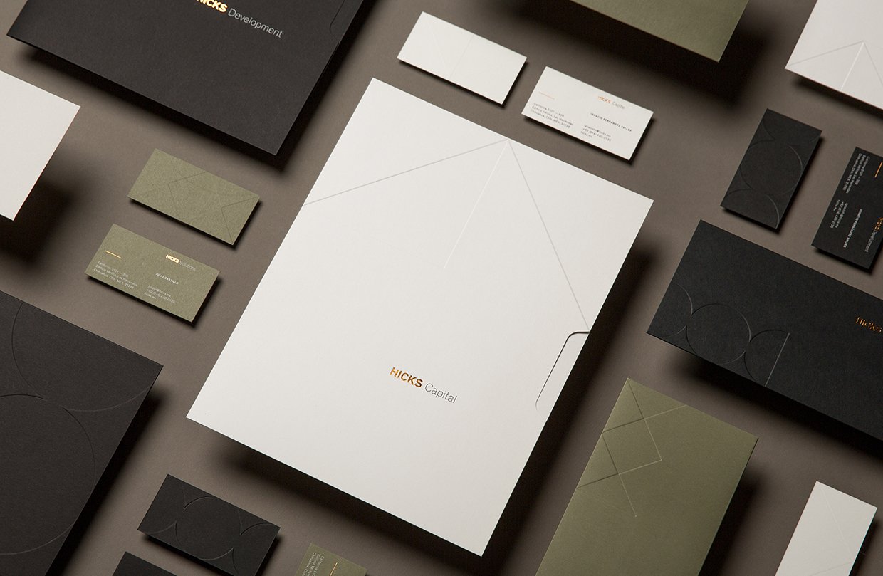 Hicks – Identity System & Stationery | Mindsparkle Mag