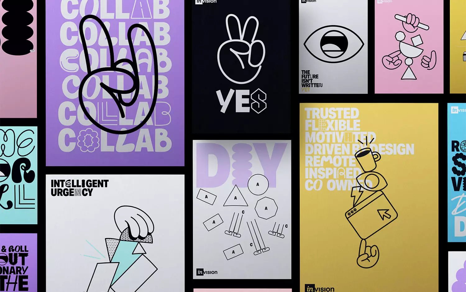 Invision Visual Identity | Mindsparkle Mag