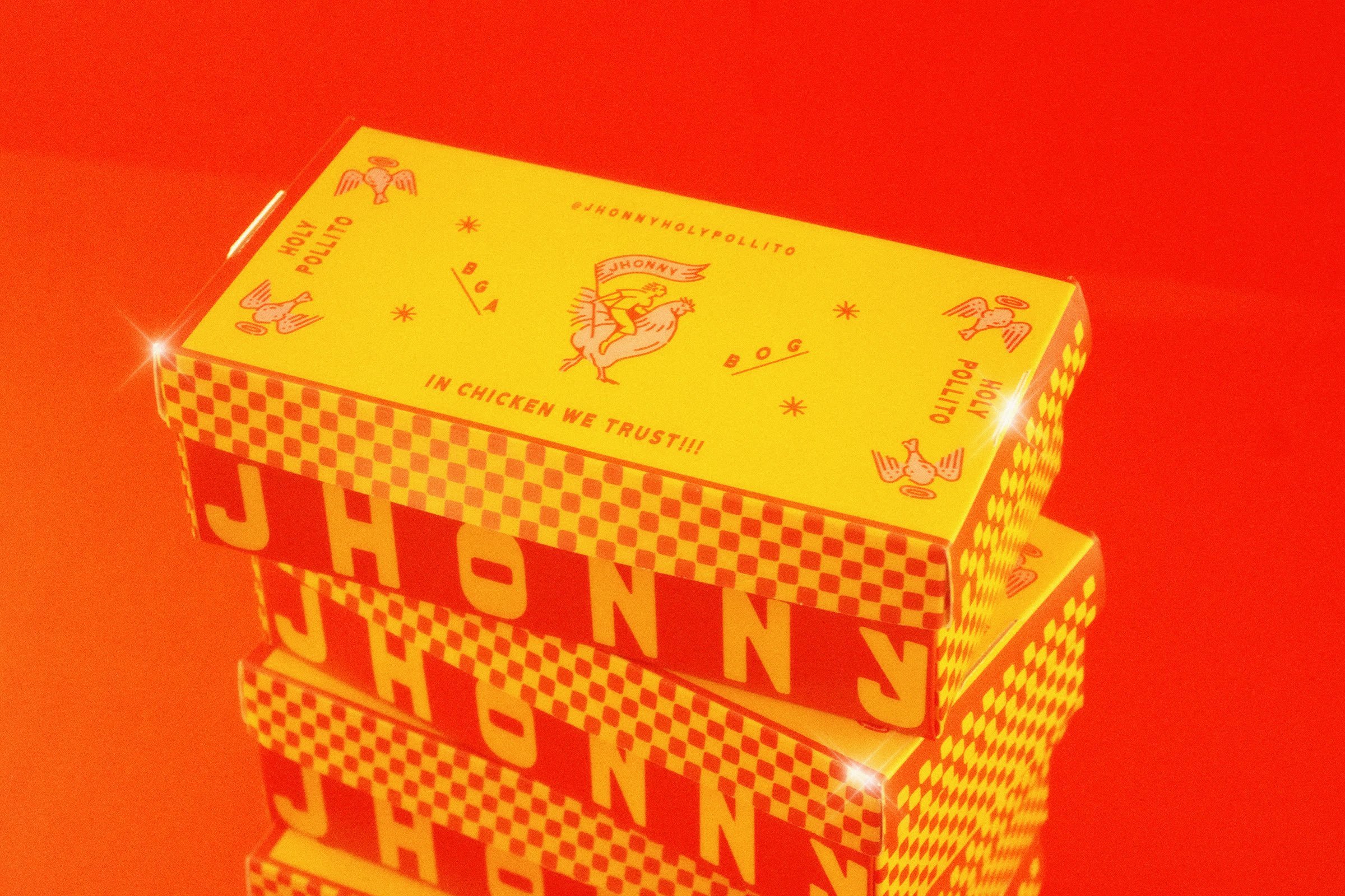 Jhonny Holy Pollito chicken branding | Mindsparkle