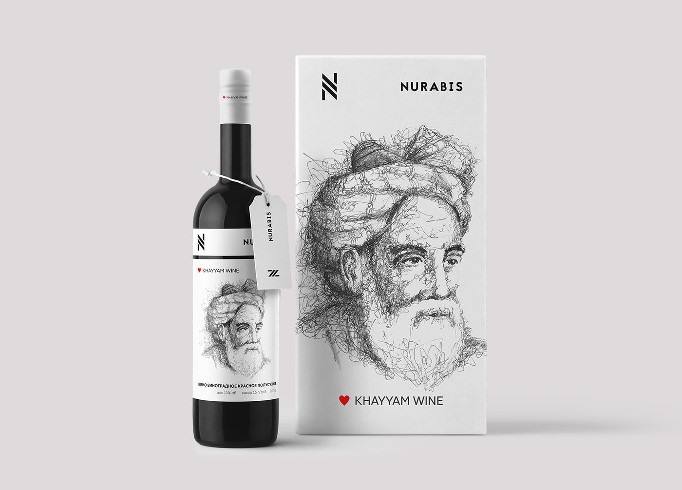 Khayyam Wine packaging | Mindsparkle Mag