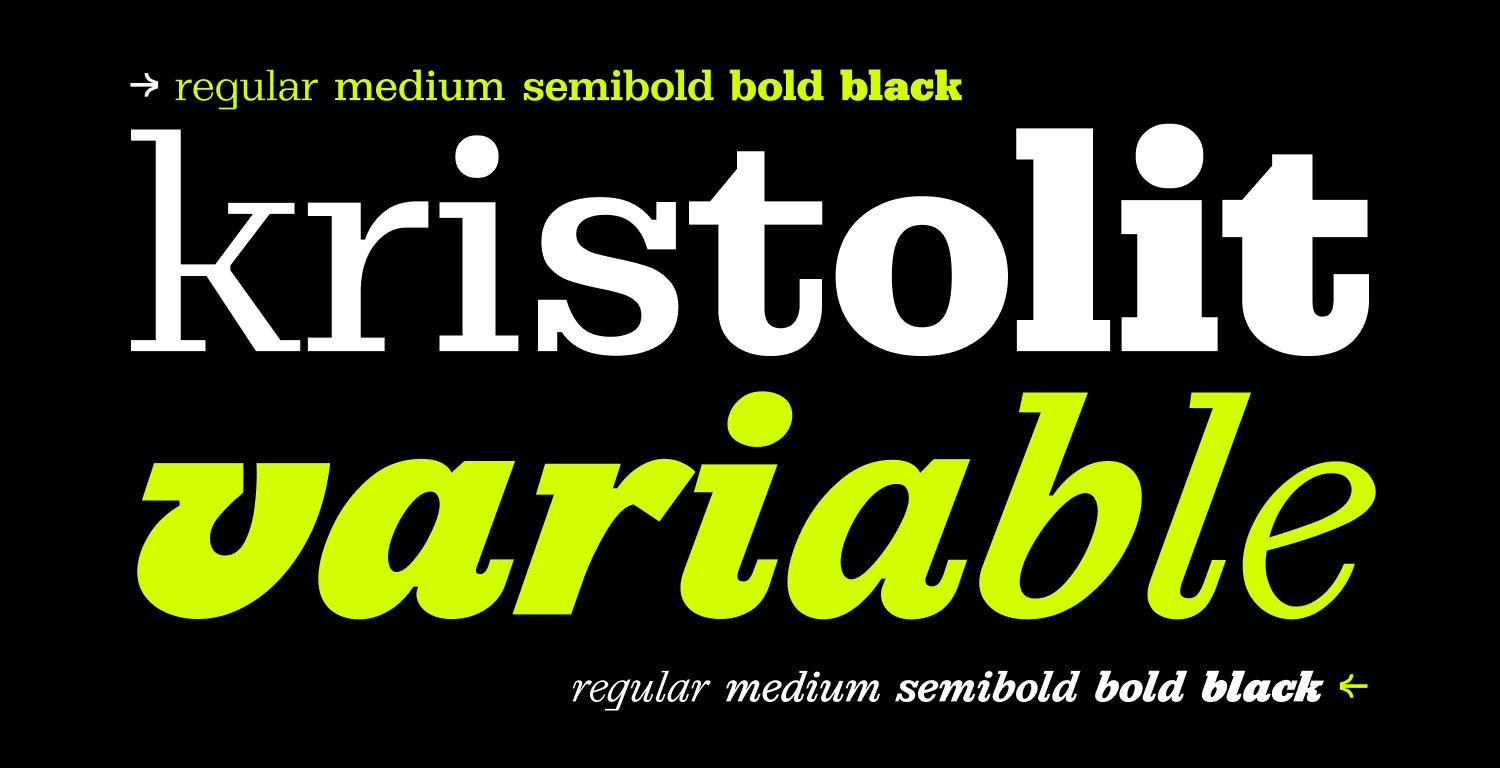 Kristolit font | Mindsparkle Mag