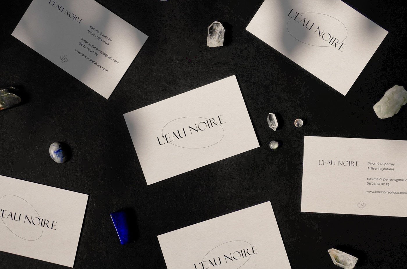 L'eau noire brand identity | Mindsparkle Mag