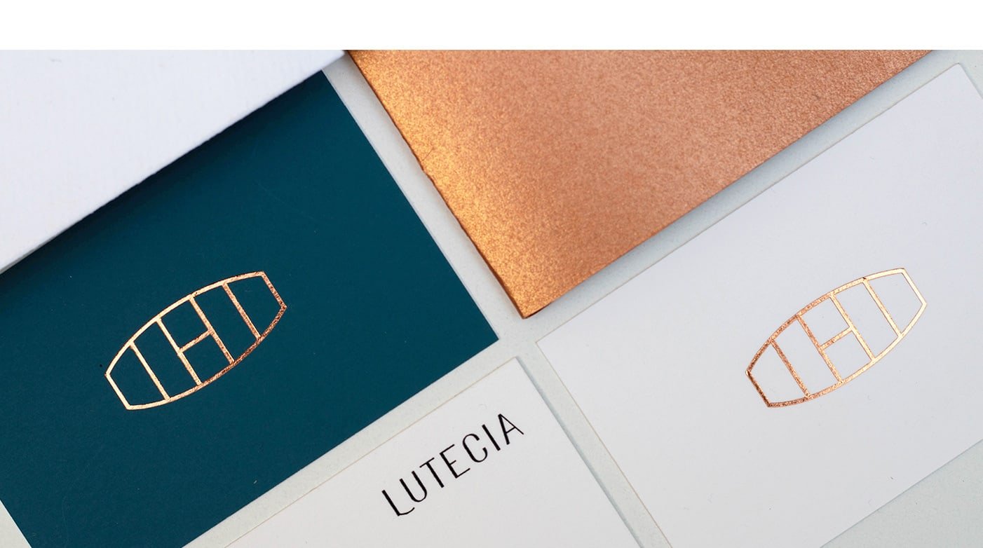 Lutecia Corporate Identity | Mindsparkle Mag