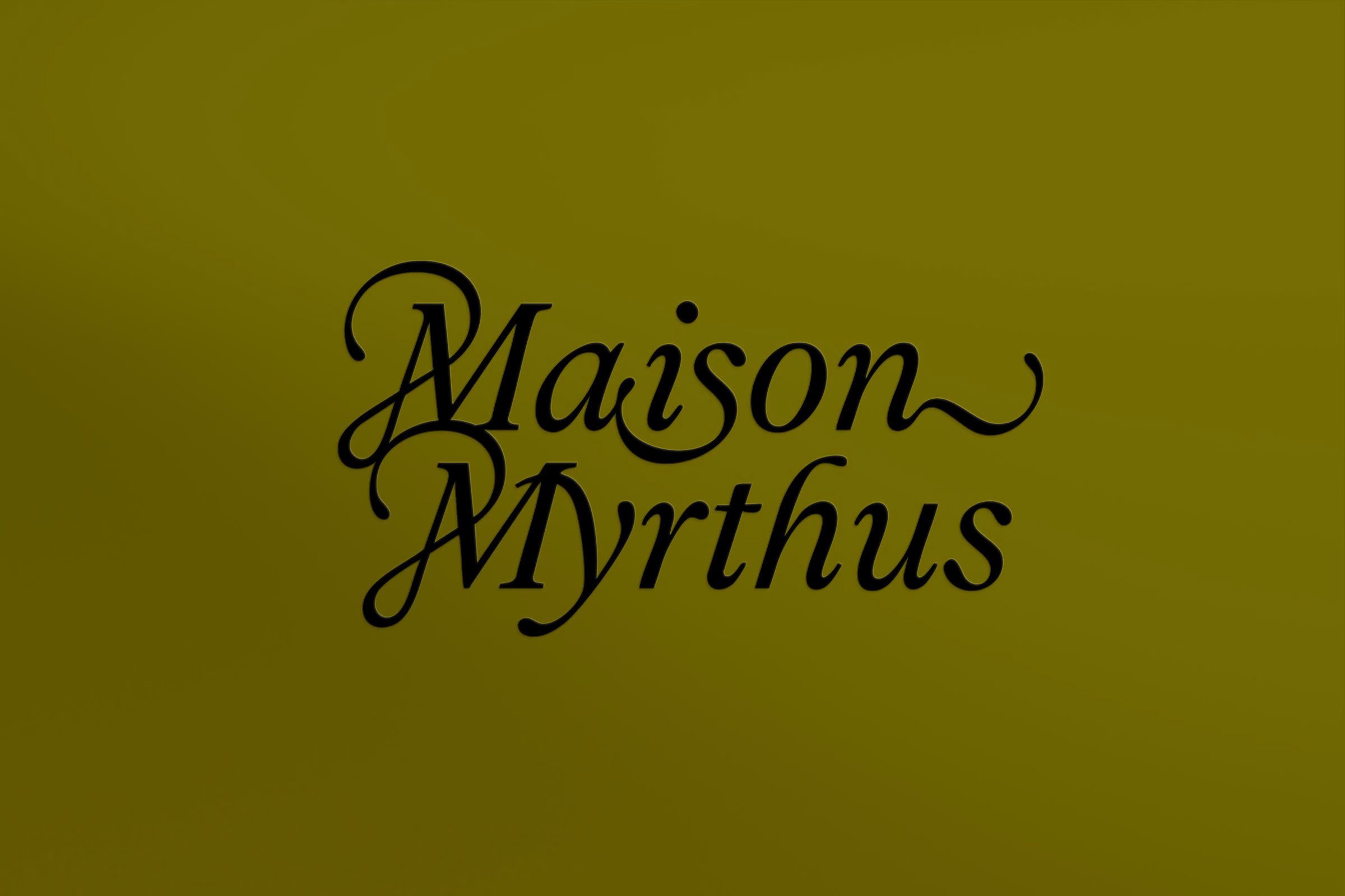 Maison Myrthus: a gift ribbon becomes a logo | Mindsparkle
