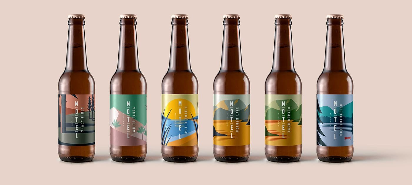 Motel Beer & Minibar Identity | Mindsparkle Mag