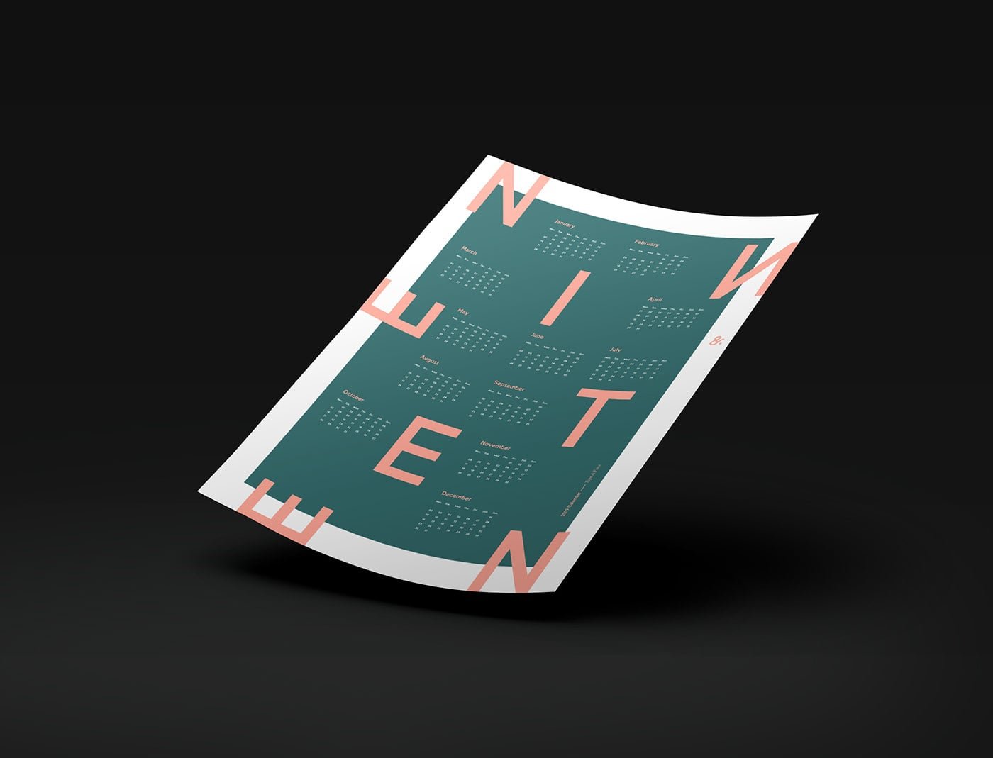 NINETEEN Calendar | Mindsparkle Mag