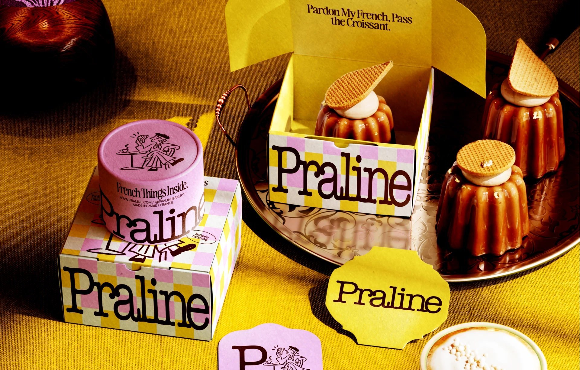 Pardon my French: a gingham bakery identity | Mindsparkle