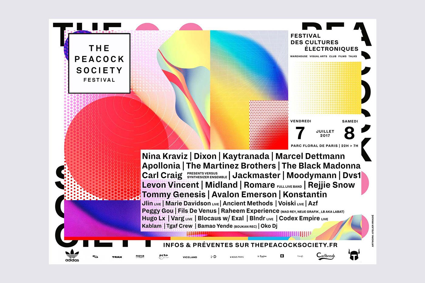 Peacock Society Festival Identity | Mindsparkle Mag