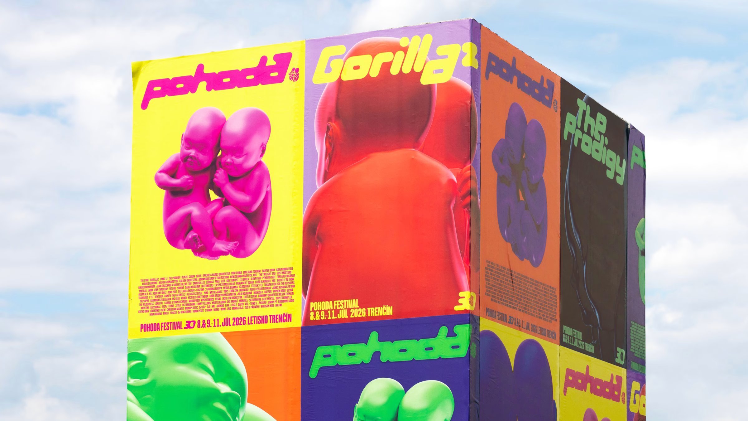 Pohoda's babies logo returns to 3D | Mindsparkle