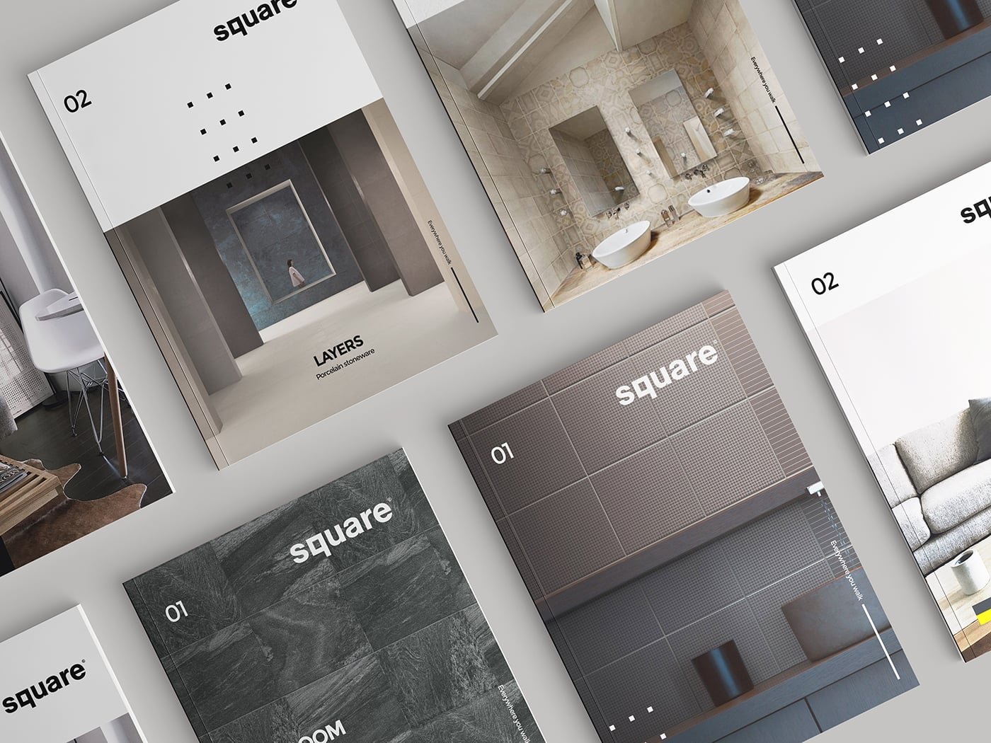 Square Brand Identity | Mindsparkle Mag