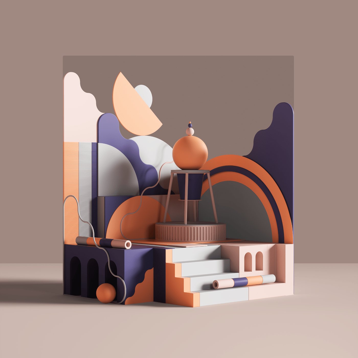 Summer 3D Illustrations | Mindsparkle Mag