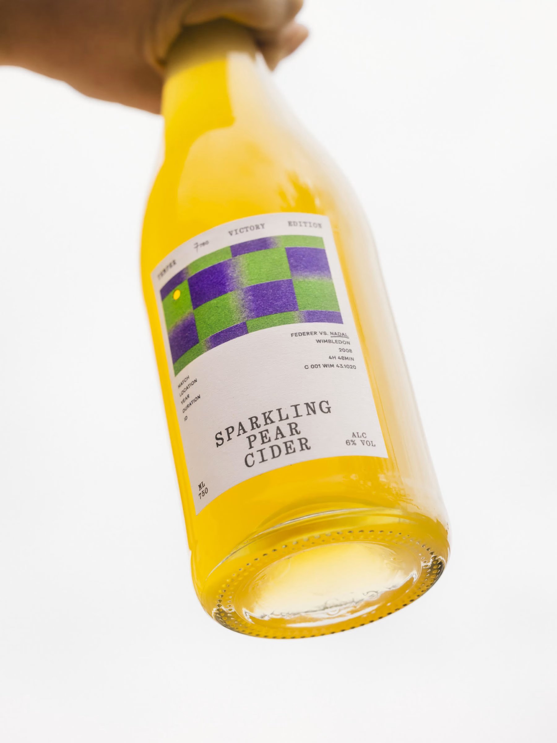 Sixty cider labels replay a Wimbledon point | Mindsparkle