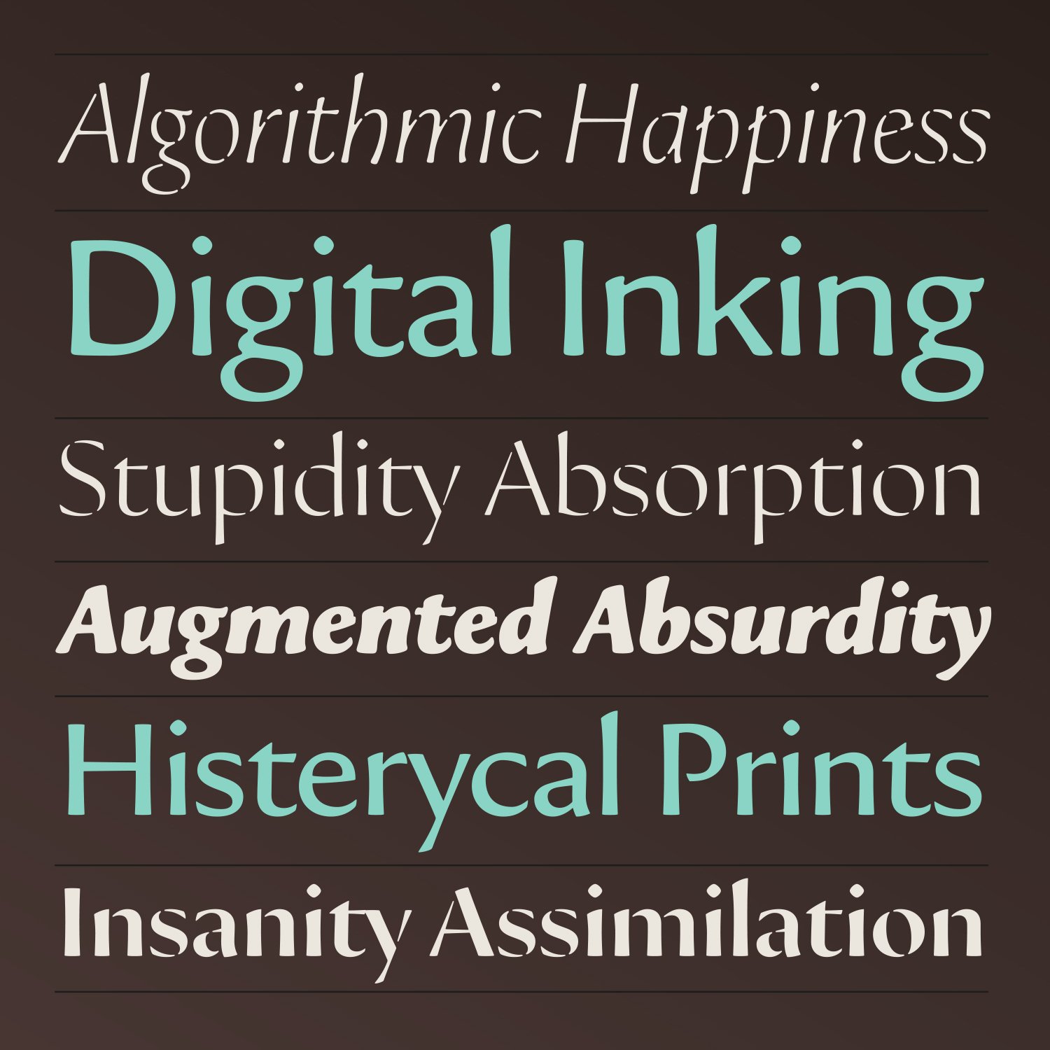 Tinta font | Mindsparkle Mag