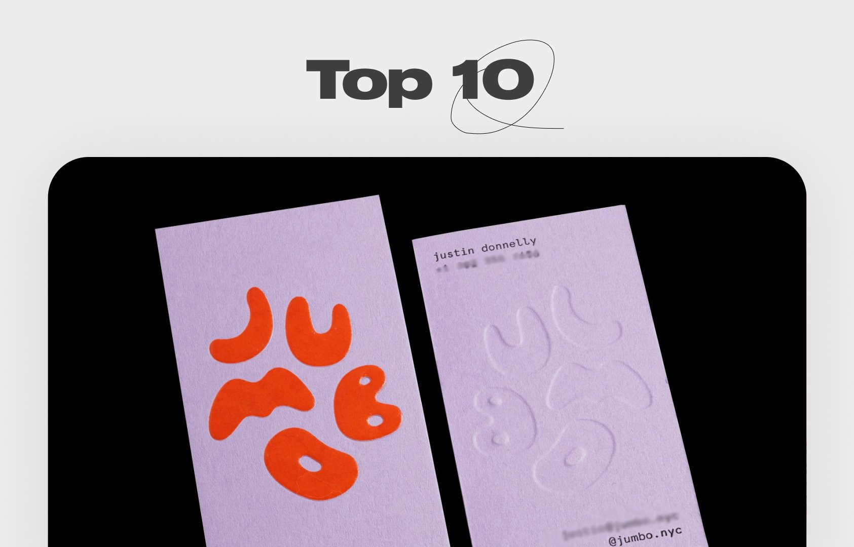 Top 10: Business Cards | Mindsparkle Mag