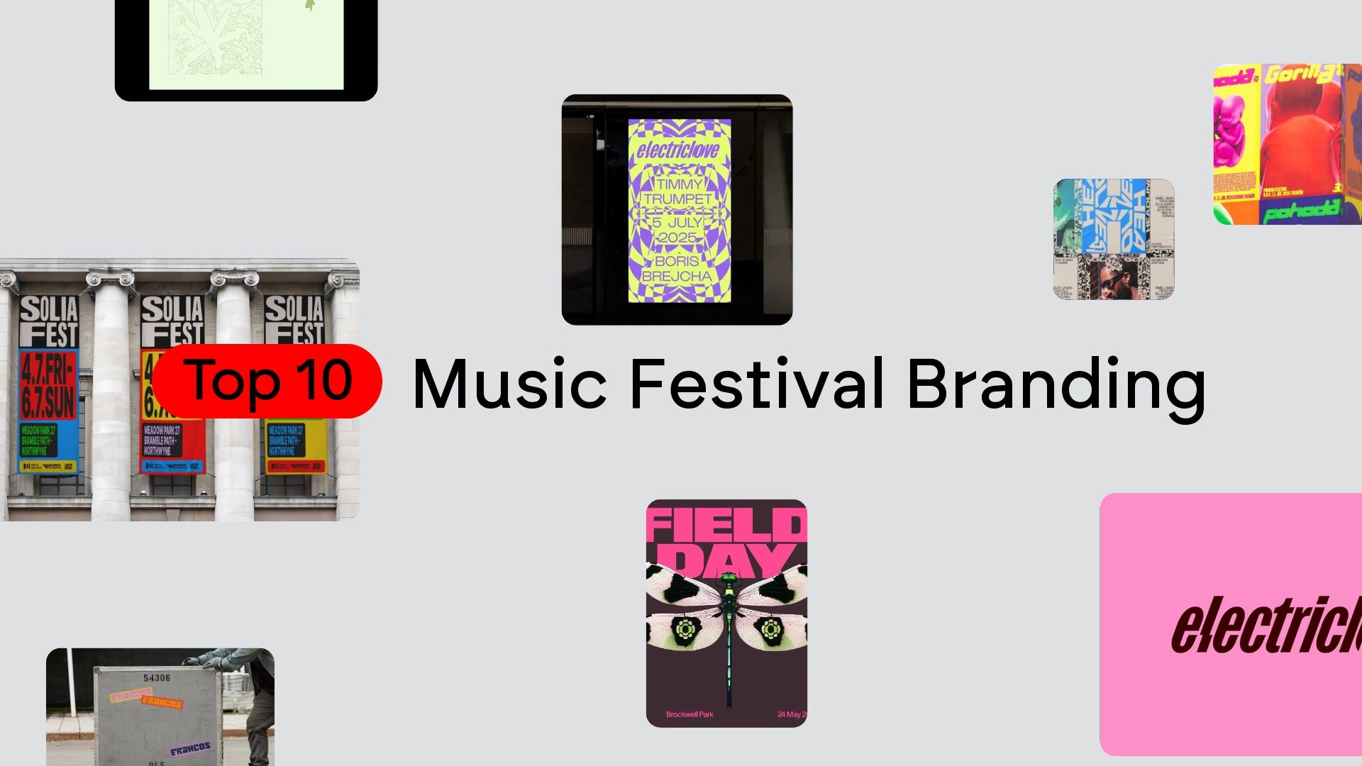 Top 10 Music & Festival Branding | Mindsparkle